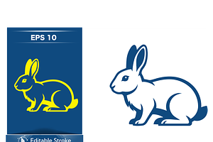 Charming Bunny Character Set, an Object Illustration by CarWrap design
