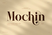 Mochin Elegant Serif Font, a Font by Graphicxell (Thumbnail 1 of 8)