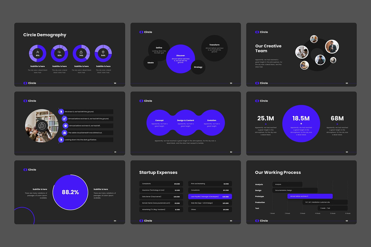 Circlo- Animated Presentation Bundle, a Presentation Template by MNML Agency (Photo 45 of 63)