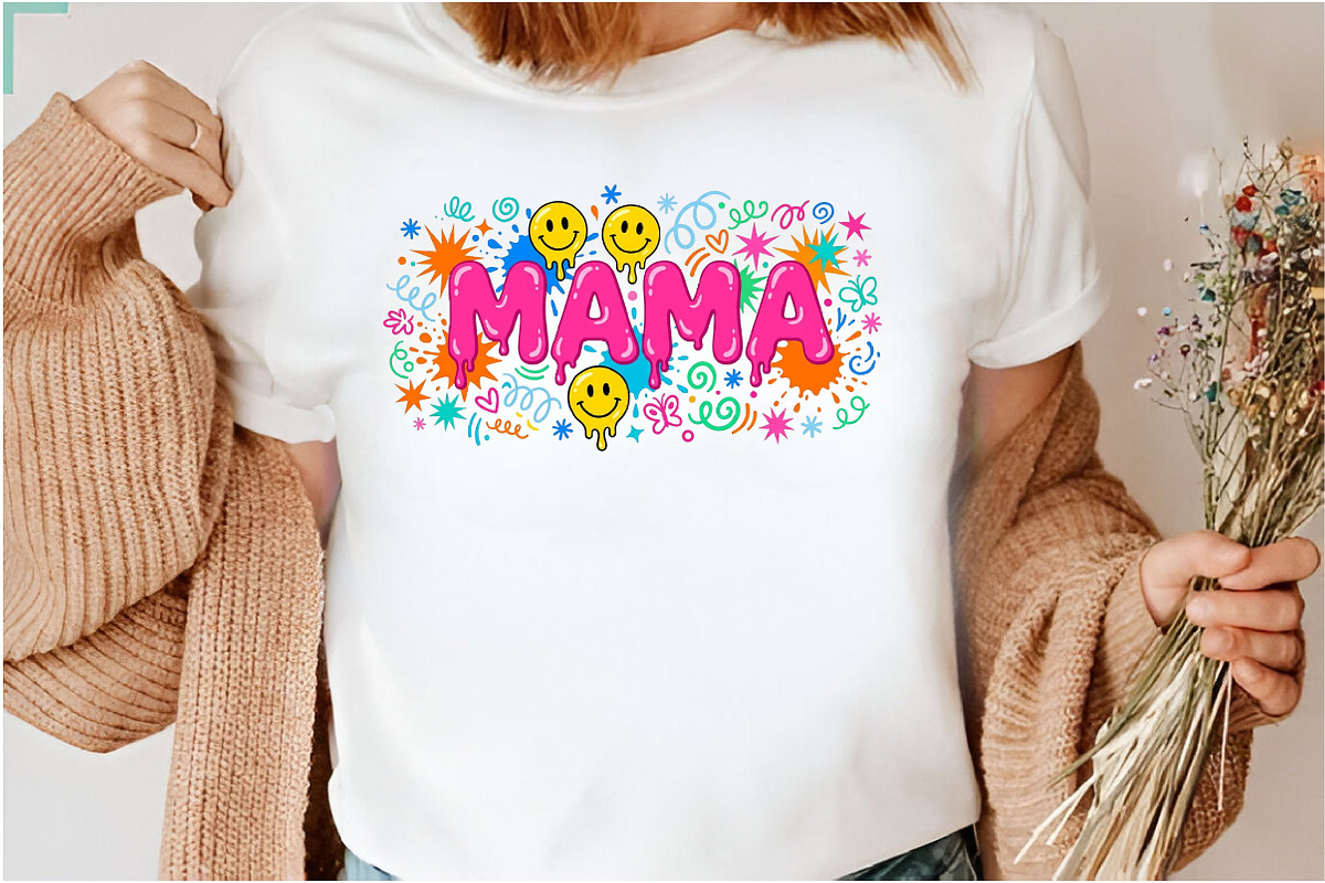 Boho Mama Png, Mothers Day Png, a Seasonal Illustration by Designking (Photo 3 of 6)
