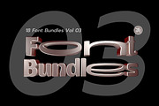 18 Font Bundles Vol 03, a Script Font by FHFont (Thumbnail 1 of 3)