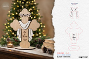 Christian Standing Cross SVG Bundle, a Decorative Illustration by svgocean (Thumbnail 7 of 11)