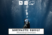 Underwater Bubble Photoshop Overlays, an Object Graphic by Prestige Photography (Thumbnail 1 of 12)