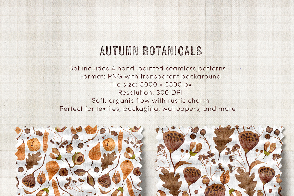 Autumn Botanicals Clipart & Patterns, an Object Graphic by ArtPavo (Photo 6 of 10)