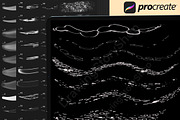 120 Procreate liquid white brushes, a Brush Add-On by DrawingStoryShop (Thumbnail 3 of 7)