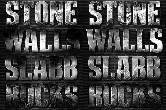 32 Extreme Stone Layer Styles 2 preview 5