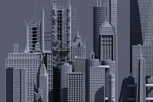 3D Generic Skyscrapers