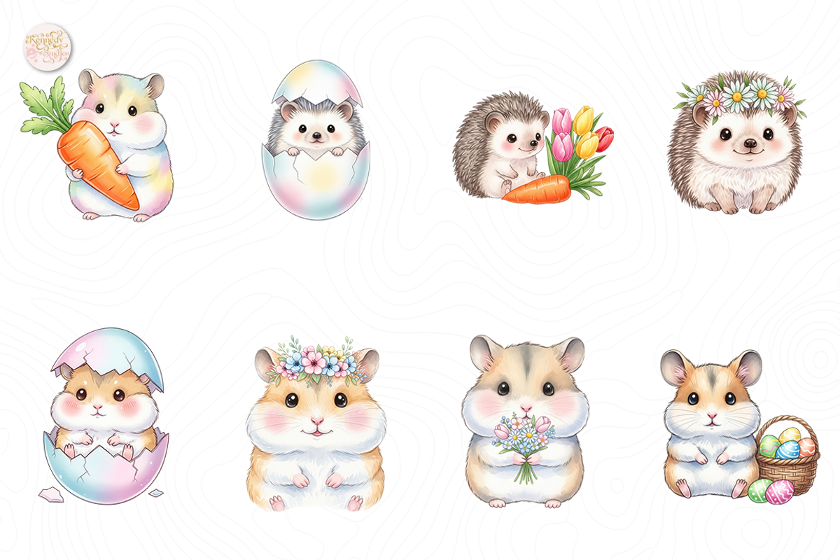 Capybara PNG Clipart, Cute Happy., an Animal Illustration by KennedyStudio (Photo 2 of 5)
