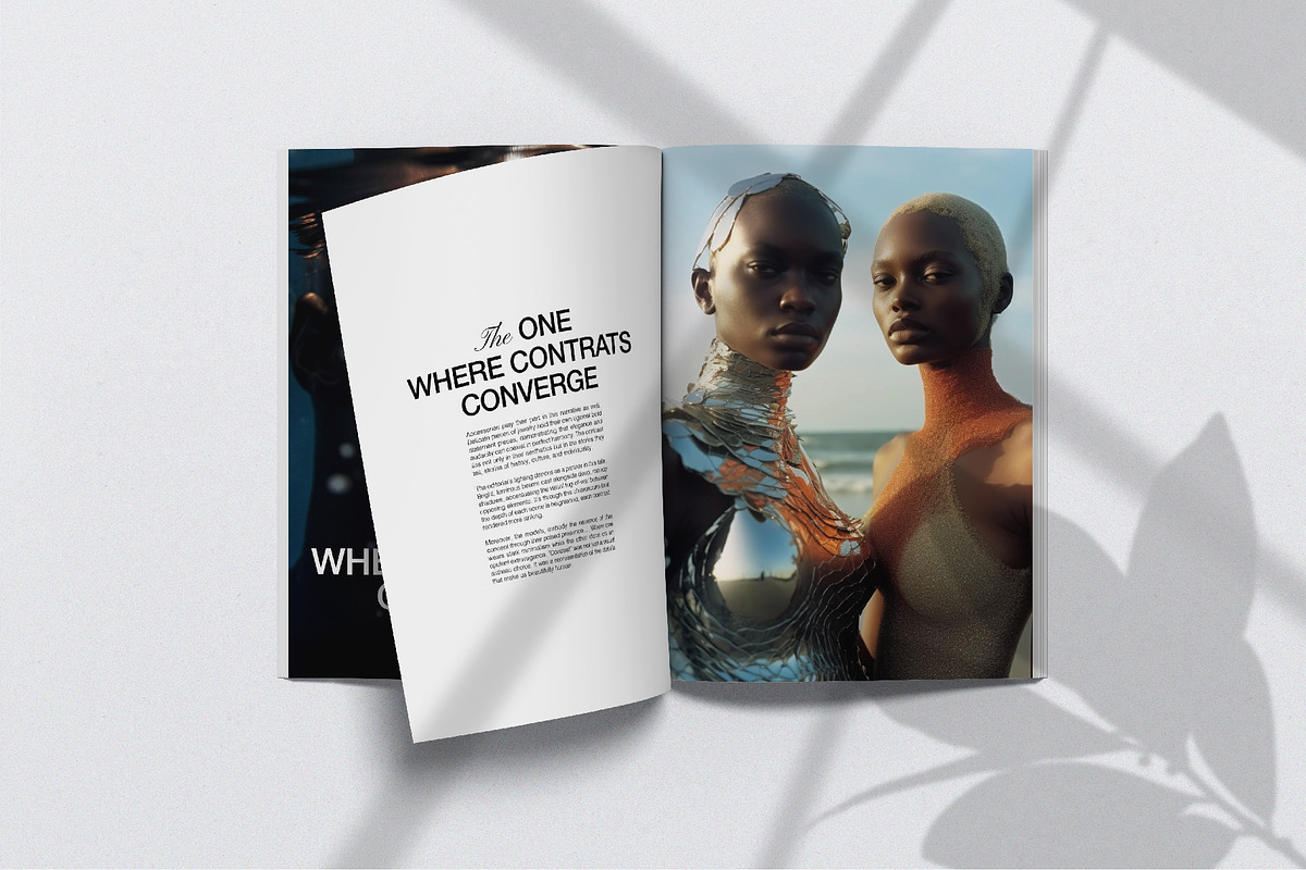 Modern Ai Visual Magazine Template
