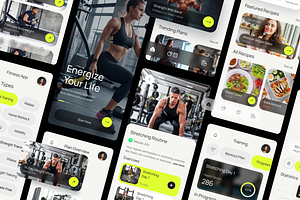 Fitflow Mobile App UI Kit