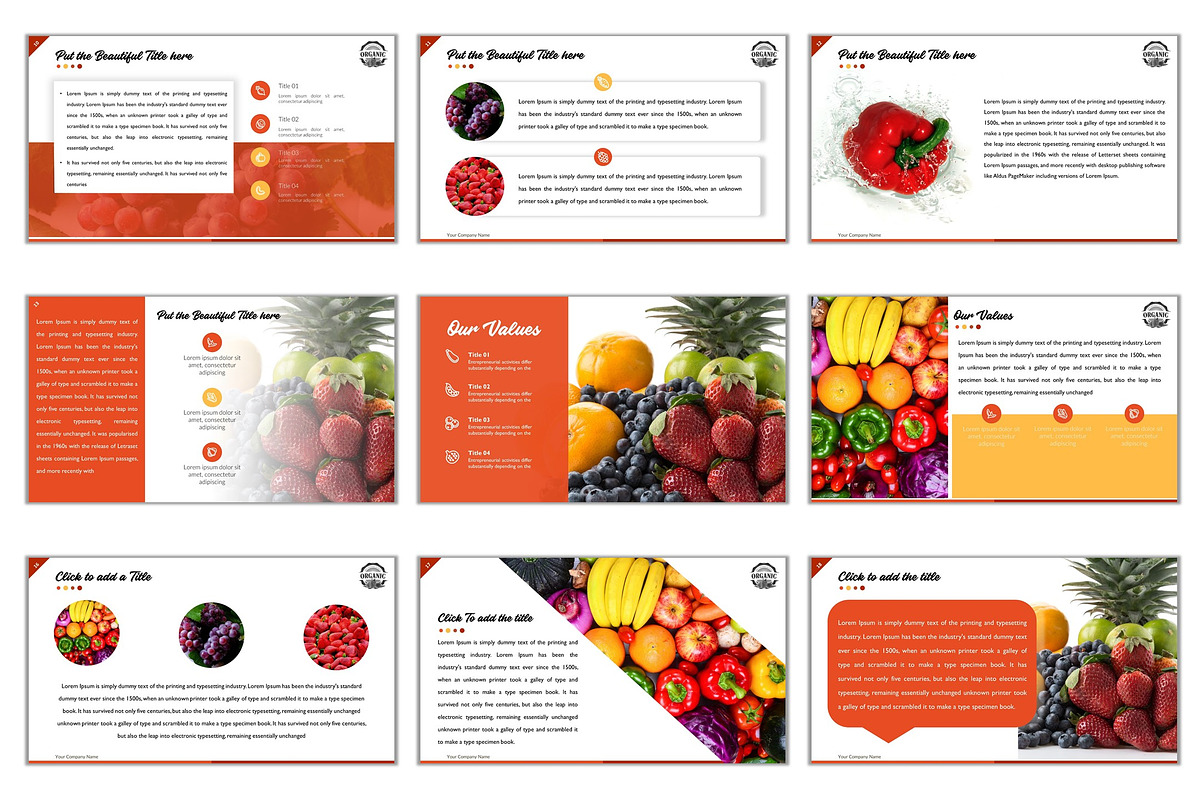 [PPTX] Food PowerPoint Presentation, a Presentation Template by litoondev (Photo 20 of 27)