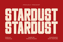 Stardust - Condensed Texture Font