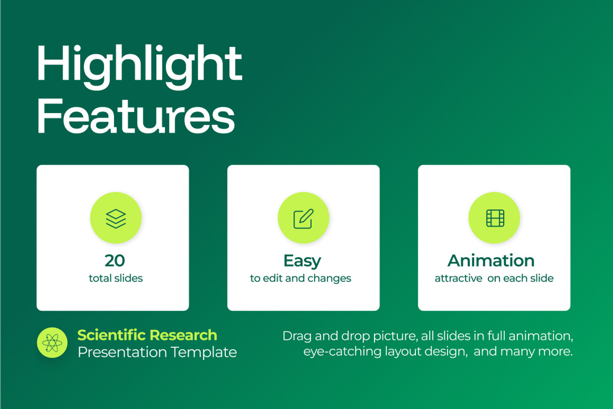 Scientific Excelence Research, a Presentation Template by Loin Studio (Photo 2 of 4)