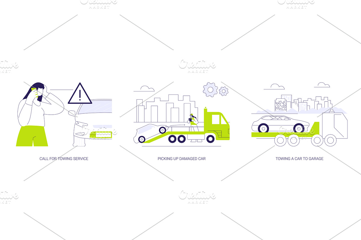 Smart city transportation abstract, a Transportation Illustration by Visual Generation