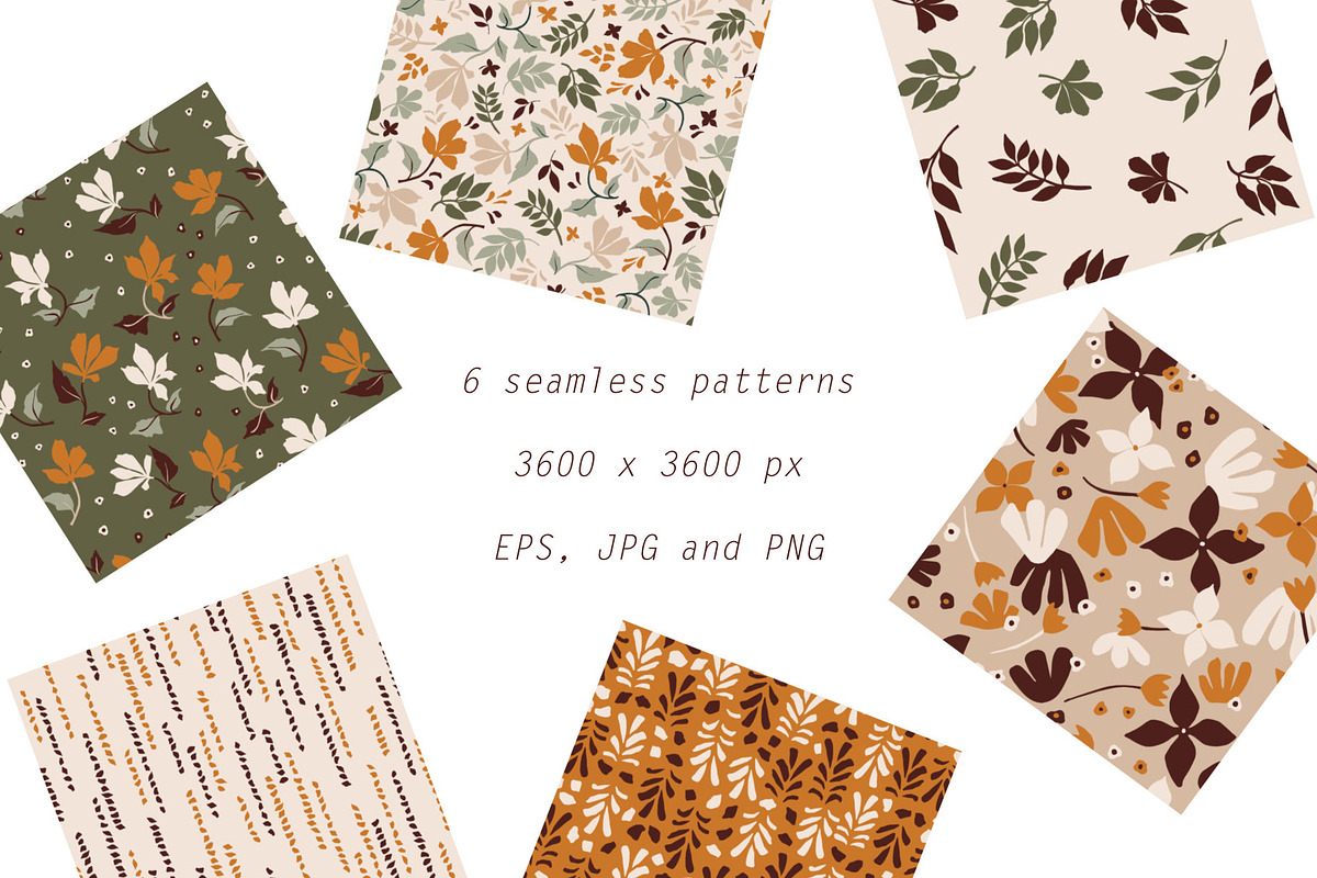 Autumn garden, a Pattern Graphic by Wild Rose (Photo 2 of 5)