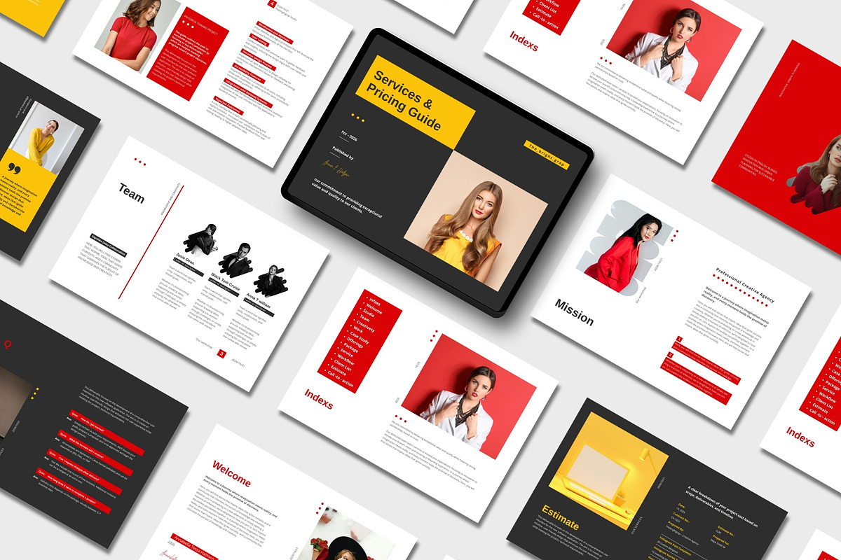 Service and Pricing Guide Template