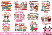 Retro Christmas Coffee PNG Design, a Graphic by Boodesign (Thumbnail 1 of 6)
