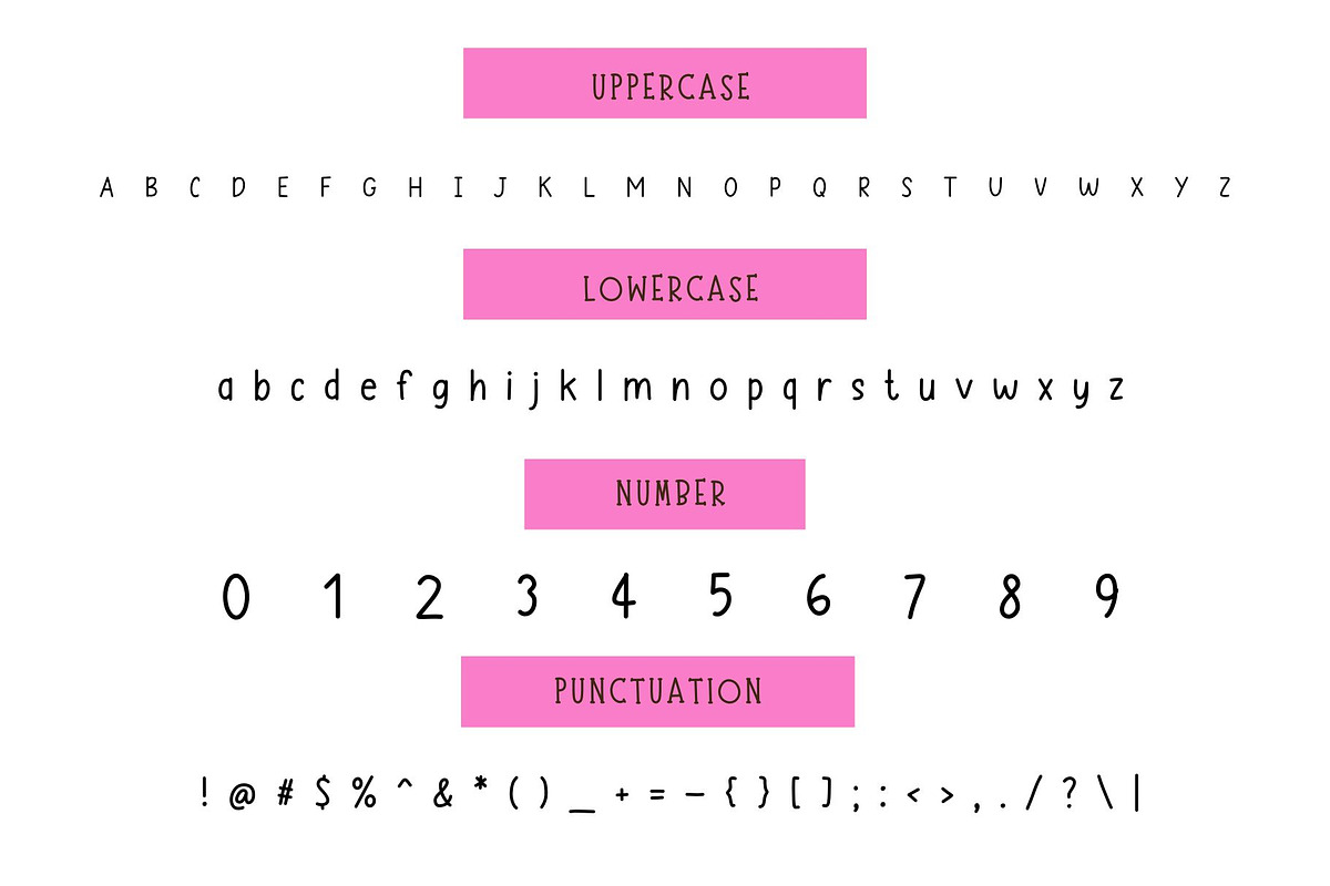 Sunshiny is a cute handwritten font, a Handwritten Font by Brown Cupple (Photo 4 of 5)