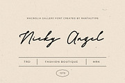 White Magnolia Handwritten Font, a Handwritten Font by RantautypeStudio (Thumbnail 4 of 15)