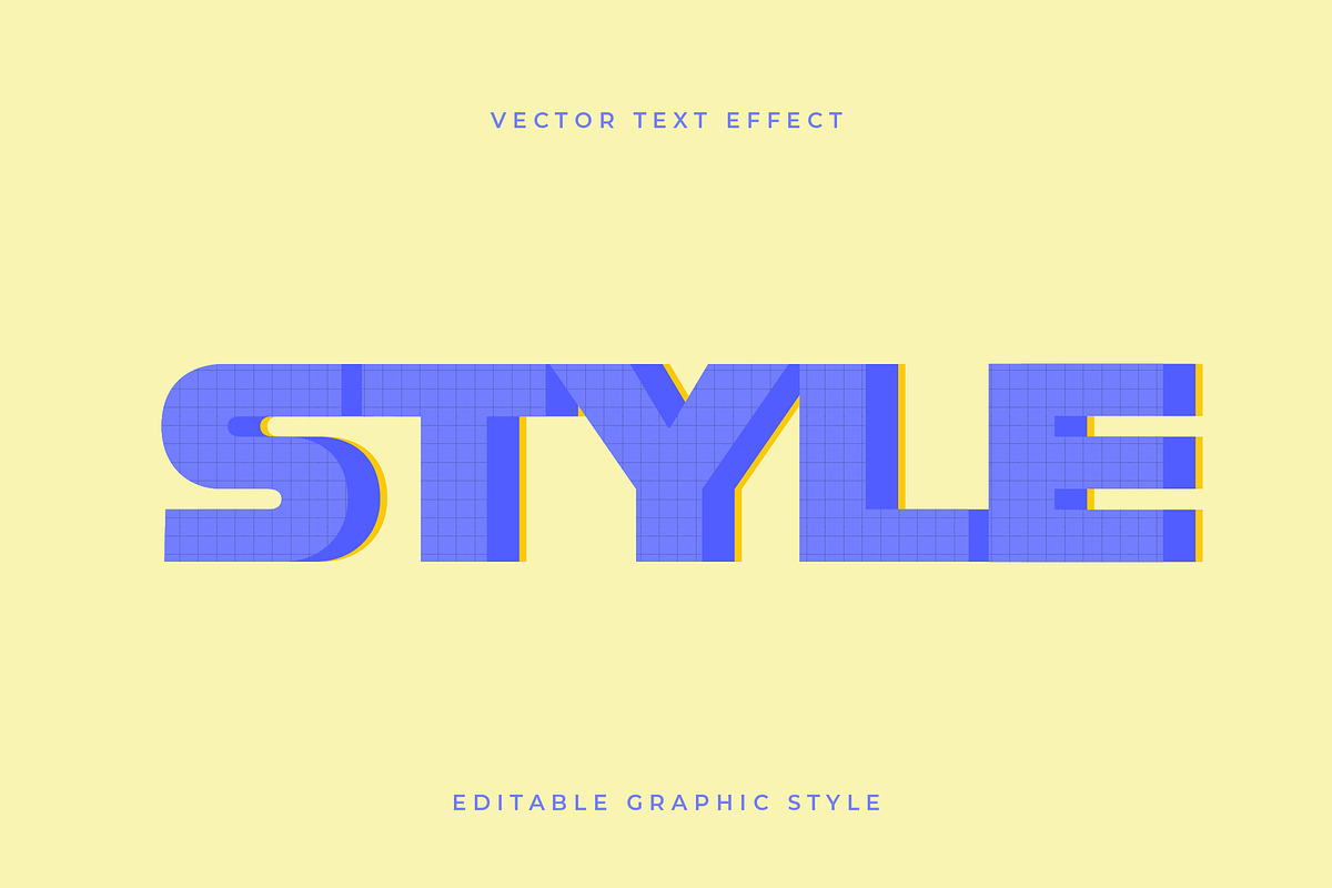 Grid Blocky 3D Text Effect