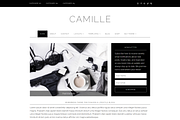 Feminine WordPress Theme | Camille, a WordPress Template by Hello Chic Designs (Thumbnail 1 of 4)