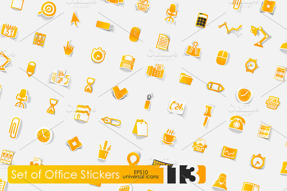 113 Office Stickers