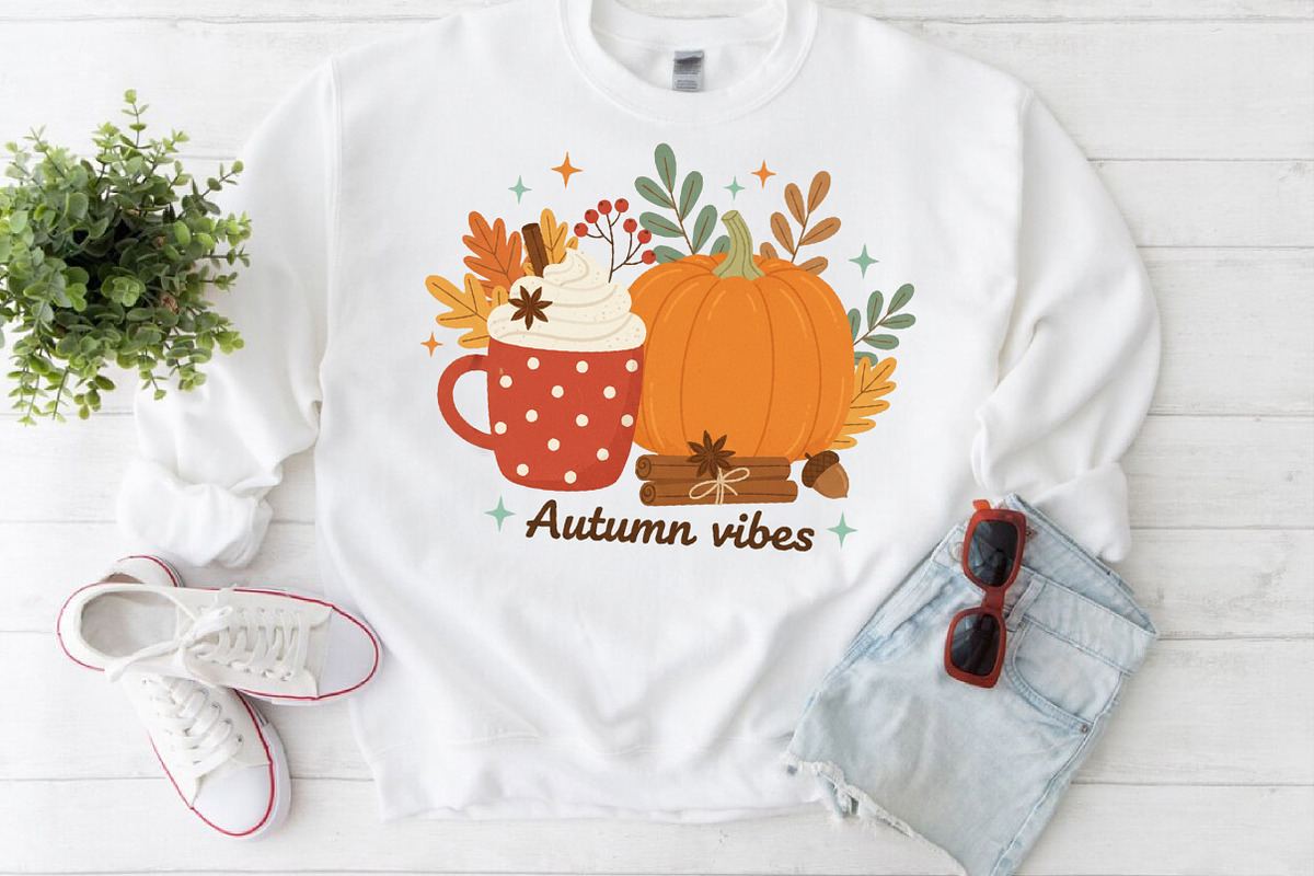 Autumn Vibes PNG, an Illustration by Craft Nest (Photo 6 of 6)