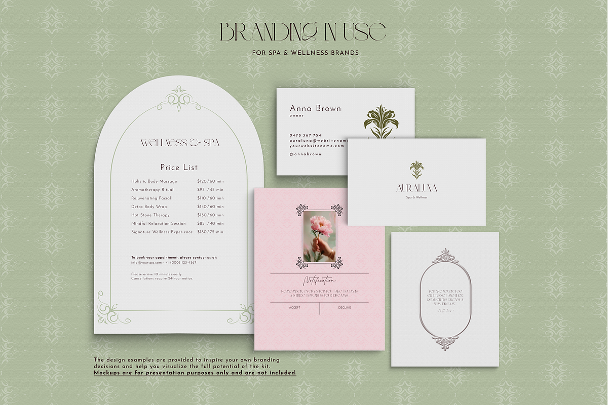 Floral Branding Kit & Logo Templates, a Branding & Logo Template by Under My Cozy Roof (Photo 14 of 18)