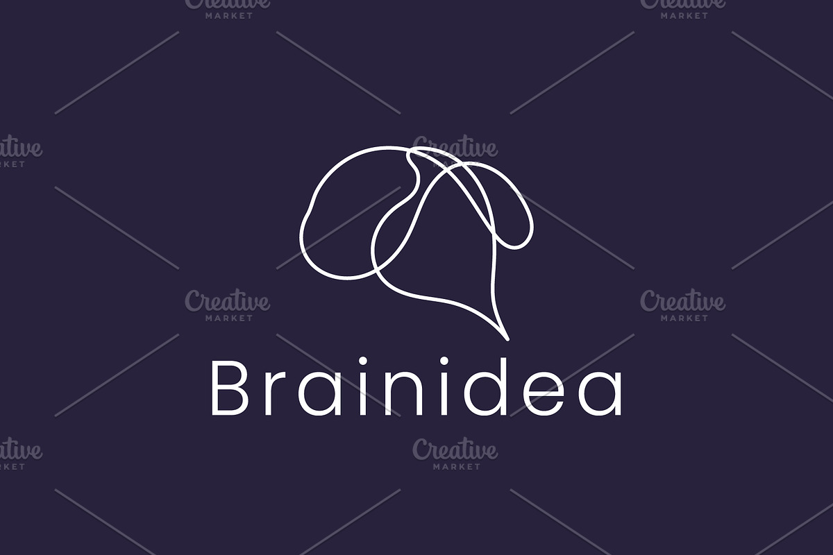 Brain logo vector icon illustration, a Branding & Logo Template by Dyn Studio