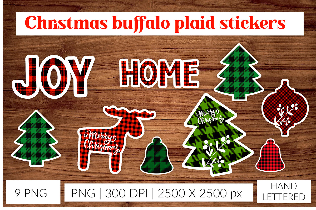 Christmas stickers bundle PNG, an Object Graphic by Let's Art (Photo 6 of 14)