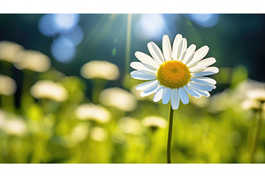 relaxation chamomile flower ai, a Nature Photo by pikepicture
