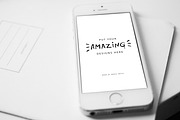 6 minimalistic mockups + bonus card!, a Device Mockup by Marie Smth (Thumbnail 5 of 6)