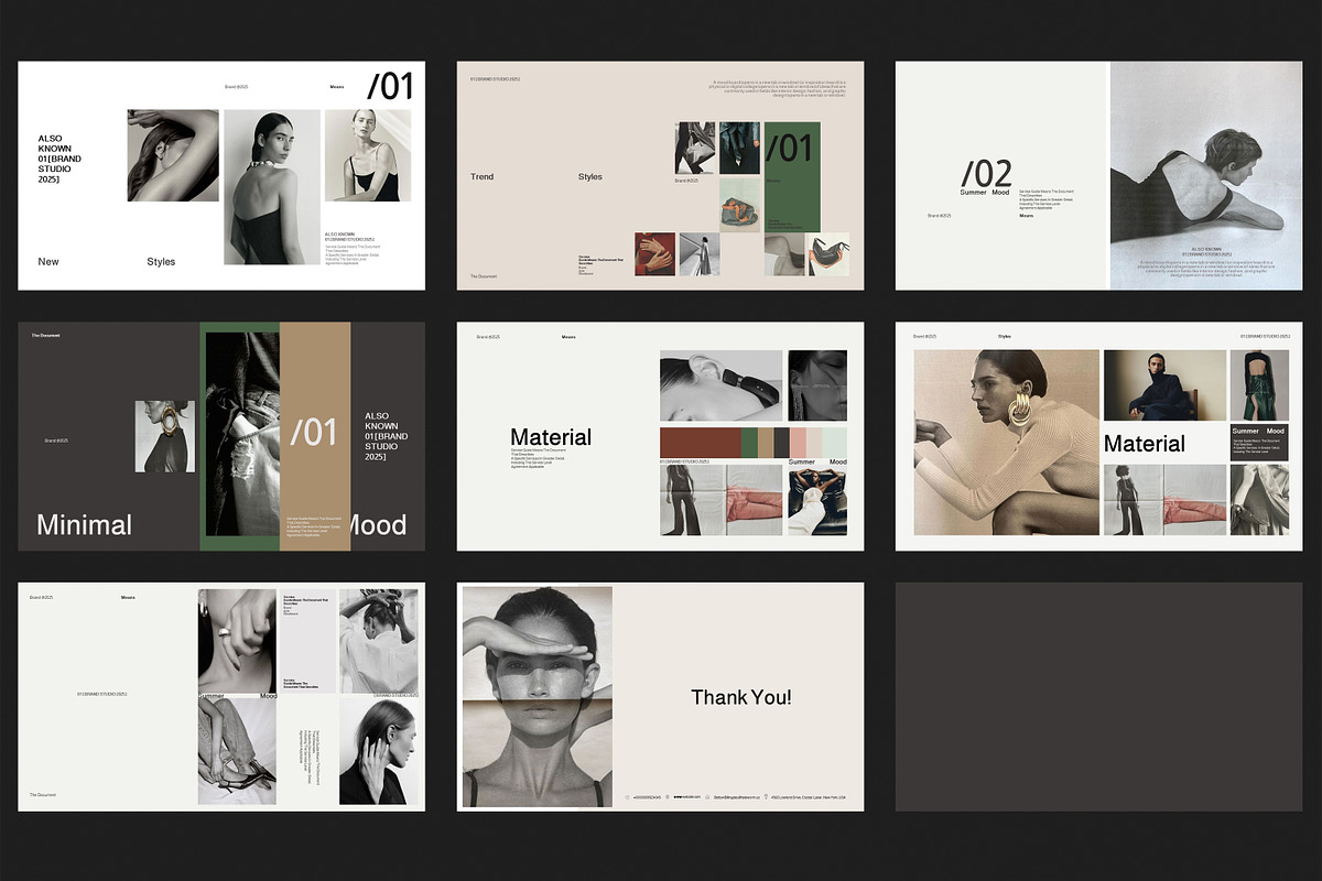 Brand / Mood and Brief, a Presentation Template by Studio Industry (Photo 11 of 12)