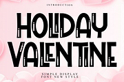 Holiday Valentine, a Sans Serif Font by FreshTypeINK (Thumbnail 1 of 8)