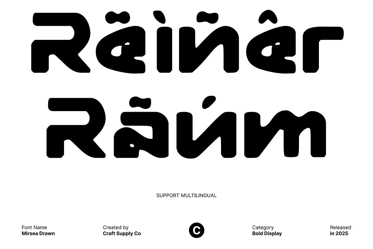 Mirsea Drawn, a Sans Serif Font by Craft Supply Co. (Photo 5 of 8)