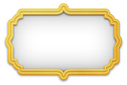 Classical Golden Picture Frame, a Decorative Illustration by UoaHH (Thumbnail 3 of 3)
