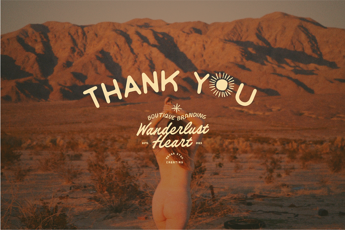 Hand-Drawn Font + Illustrations, a Handwritten Font by Wanderlust Heart Branding (Photo 6 of 6)