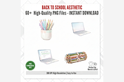 Back to School Aesthetic Clipart, a Seasonal Illustration by Tanya Kart (Thumbnail 10 of 11)