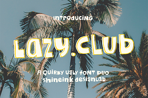 Lazy Club – Quirky Font Duo