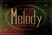 Melody Font, a Serif Font by Cruzine (Thumbnail 1 of 5)
