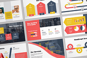 Project Roadmap PowerPoint Template, a Presentation Template by Flat Icons (Thumbnail 1 of 6)
