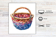 Watercolor Coastal Decor Clipart, an Illustration by Canvas Craft (Thumbnail 7 of 7)