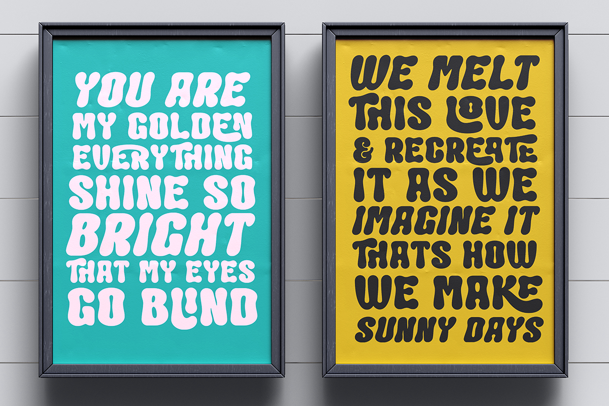 Lakotha - Bubble Ligature Font, a Sans Serif Font by Say Studio (Photo 9 of 12)