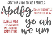 Tingler duo - two handwritten fonts, a Script Font by Missy Meyer (Thumbnail 5 of 10)