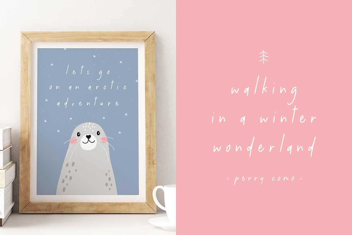 Adventures in the Snow Font, a Font by Salt & Pepper Designs (Photo 3 of 8)
