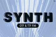 Synth | Bold display font, a Handwritten Font by LivelyAutumn11.11 (Thumbnail 1 of 5)