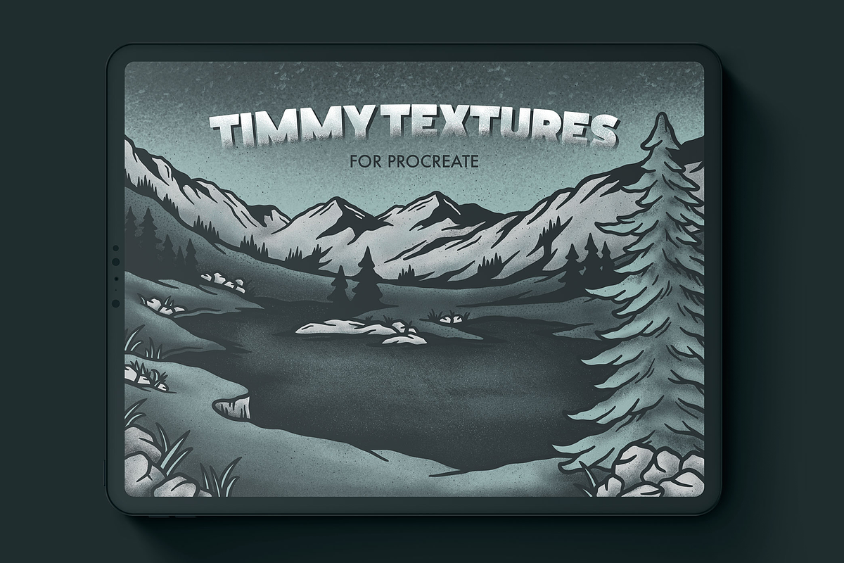 Timmy Textures 40 Procreate Brushes, a Brush Add-On by VisualTimmy (Photo 1 of 4)