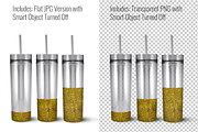 Skinny Acrylic Tumbler w/ glitter, a Product Mockup by SarahDesign (Thumbnail 4 of 9)