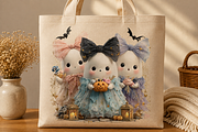 Whimsical Gothic Halloween Doll, a Seasonal Illustration by CreationArt (Thumbnail 2 of 7)