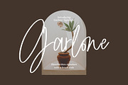 Garlone - Casual Signature, a Handwritten Font by tebaltipislab (Thumbnail 1 of 9)